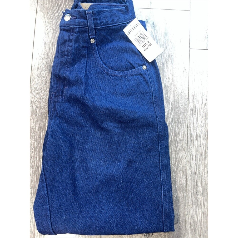 Brittania Relaxed Jeans Women’s Sz 8x31 Average Blue Denim  NWT